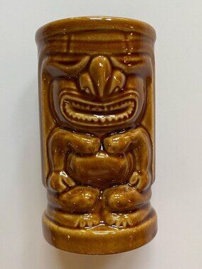 Tiki Mug Polynesian Ceramic Orchids of Hawaii R91 Made in Japan